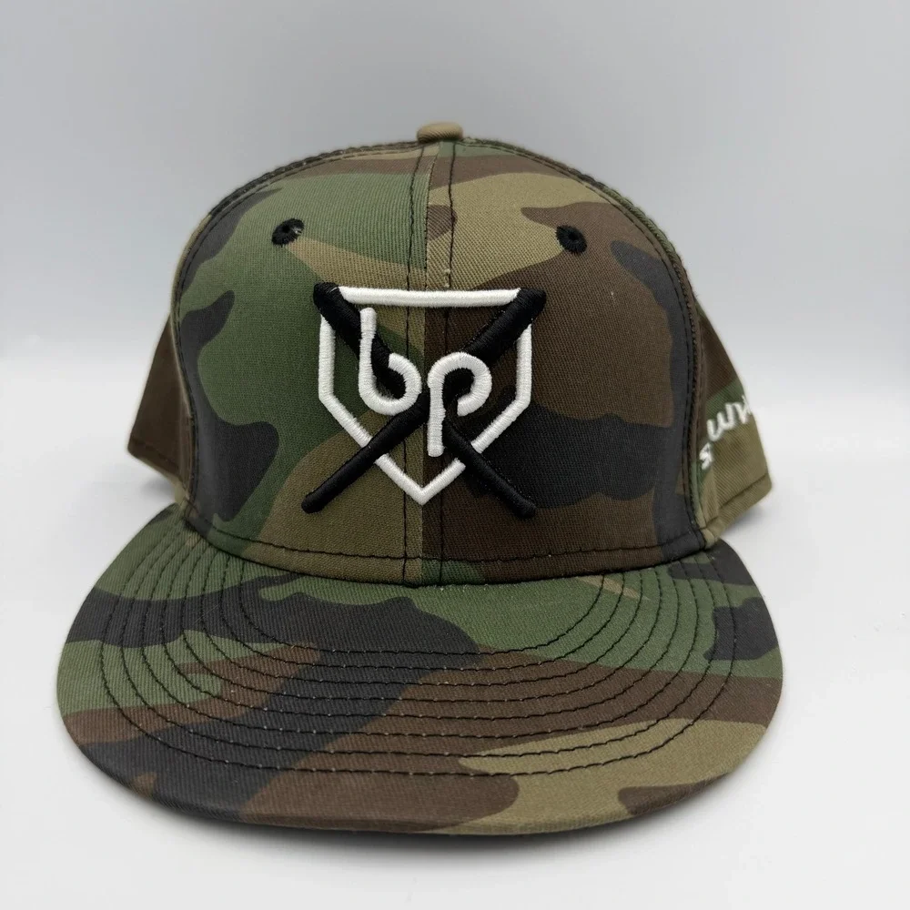 New Era 9FIFTY Snapback Hat Woodland Camo Adjustable Baseball Cap OSFM